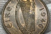 Ireland 1946 1d Penny Beautiful Uncirculated RB Lustrous