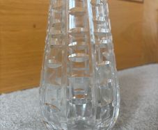 Vintage Waterford Crystal Tralee 7 inch Pear Teardrop Vase