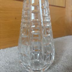 Vintage Waterford Crystal Tralee 7 inch Pear Teardrop Vase
