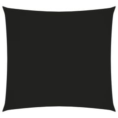 Sunshade Sail Oxford Fabric Square 7x7 m Black