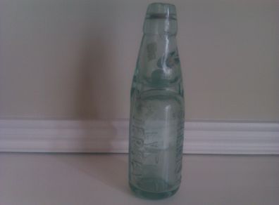 Codds Bottle from Jersey. Victorian.