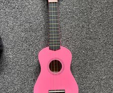 Martin Smith Pink Ukulele and Carry Bag Excellent Condition