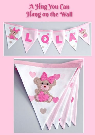 Eco-Friendly Personalised Cotton Bunting Made to Order
