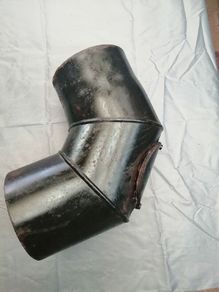 chimney 90 degree steel