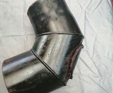 chimney 90 degree steel