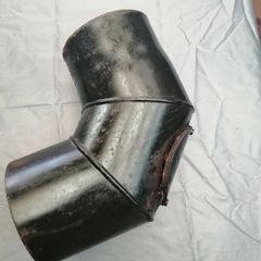 chimney 90 degree steel