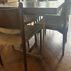 dining table and chairs