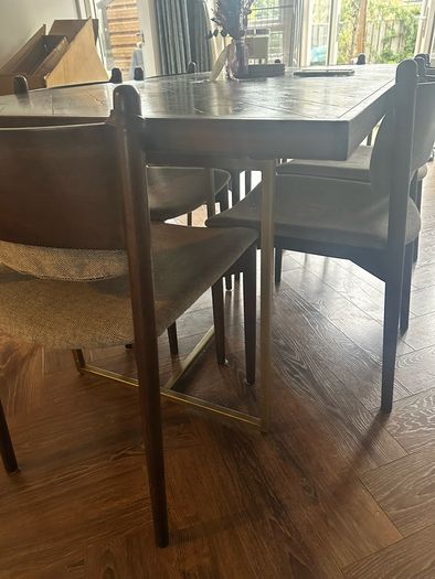 dining table and chairs