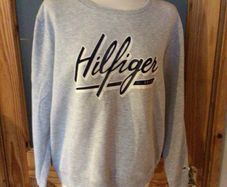 Hilfiger Denim grey marl sweat shirt Size XL includes post