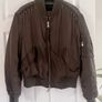 All Saints Green Bomber Jacket Size S Image 4
