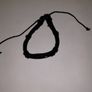Handmade Black Bracelet Infinity Natural Leather from Nepal Image 2