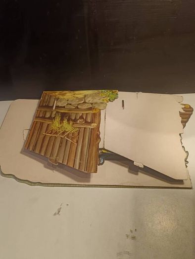1940's Cardboard Nativety Set
