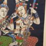 Vintage Thai Silk Painting - Framed Image 4