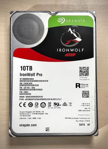 10TB Seagate Ironwolf Pro NAS