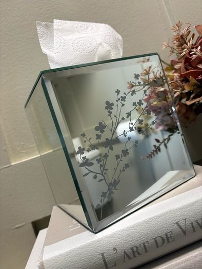 mirror tissue box