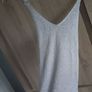 Silver knitted top size fits Xs s Image 6