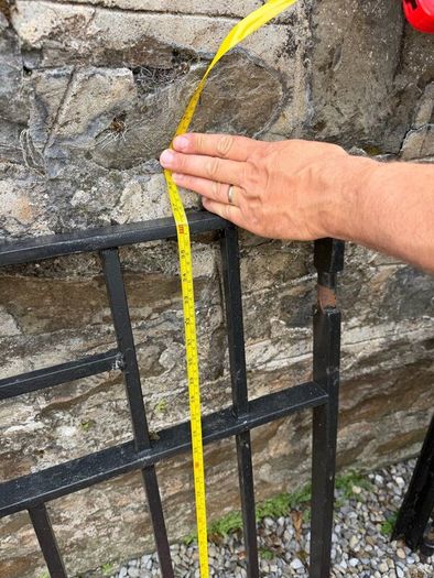 Wrought iron entrance gates made by Kennan & Son
