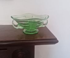 green glass sowerby bowl