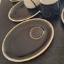 6 Denby oyster buffet saucers and mugs Image 5