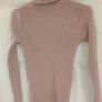 Shein Ribbed Fitted Turtleneck Dusty Pink Sweater size  M UK10 EU38 Perfect condition Postage included Image 4