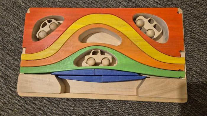 Waldorf Wooden Car Track