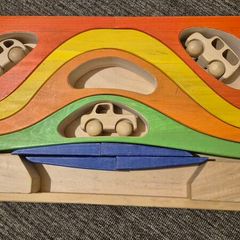 Waldorf Wooden Car Track
