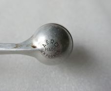 Vintage Aero Made in France Briar and Metal Smooth Smoking Pipe