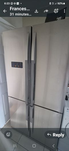 fridge and freezer
