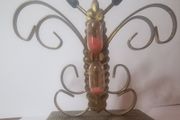 Vintage Brass Butterfly  Hourglass