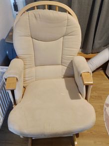 rocking chair  and foot stool