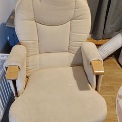 rocking chair  and foot stool