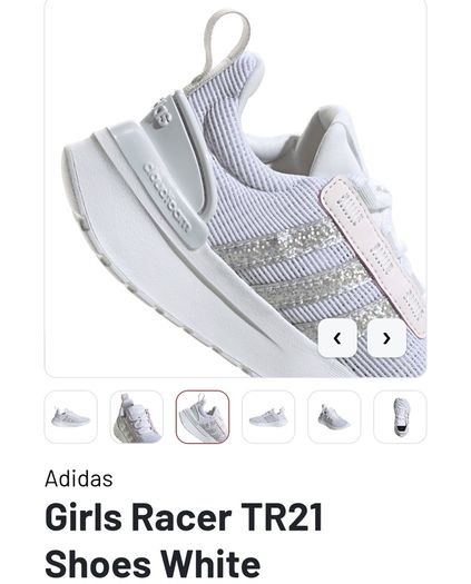 Brand New Adidas Girls Racer TR21 Trainers - Size - U.K.12K - RRP - 39.99 - Open To Offers!!