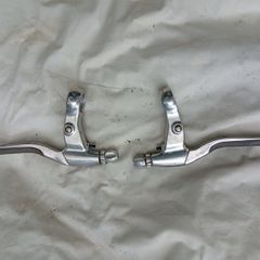 Aluminium levers, good condition.