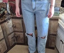 Momokrom Ripped Jeans UK 10