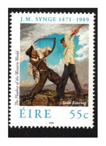 2009 Ireland The 100th Anniversary of the Death of John Millington Synge Commemorative Stamp Mint Never Hinged (MNH)
