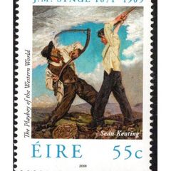 2009 Ireland The 100th Anniversary of the Death of John Millington Synge Commemorative Stamp Mint Never Hinged (MNH)