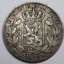 Belgium 1873 Leopold II Silver 5 Francs coin Image 4