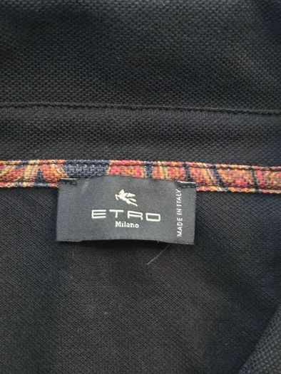 Etro Paisley Polo Shirt Men's Medium