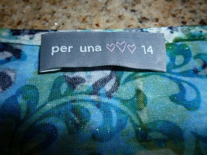 Per Una M&S Sequins Dressy Top-faux Inner Cream Top. 14 Medium. Immaculate