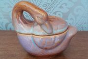 Swan Lidded Trinket Dish