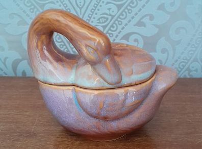 Swan Lidded Trinket Dish