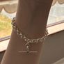 Silver Plated T-bar Bracelet Image 8
