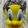 Vintage Tweety Bird Genie Plush Toy Looney Tunes Stuffed Animal 1999 NO Rug and Gilet Used Please look at the pictures Image 4