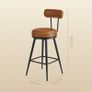 2 x new carmel brown kitchen breakfast barstools - FREE DELIVERY Image 3
