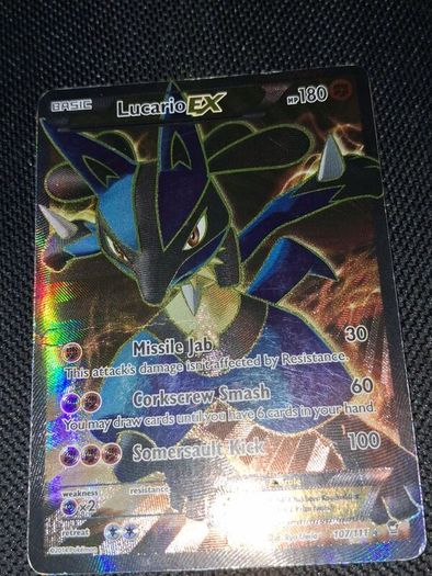 Pokemon Card : Lucario Ex 107