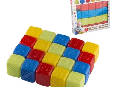 Baby Blocks Playing Jumbo Blocks 20 Piece Building Stacking Blocks For Toddlers