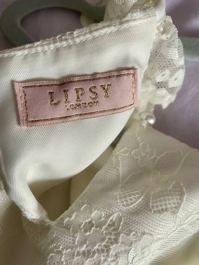 Flower girl dress & shoes