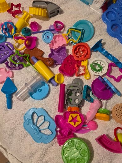 Selection of playdough sets and accessories