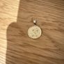 14k solid gold pendant OM for necklace Image 7