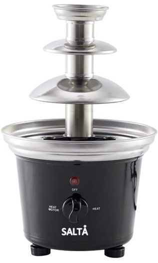 Large Size Stainless Steel Chocolate Fountain Fondue Set Electric 3-Tier Machine with Hot Melting Pot Base 500ml Capacity (FREE POSTAGE)